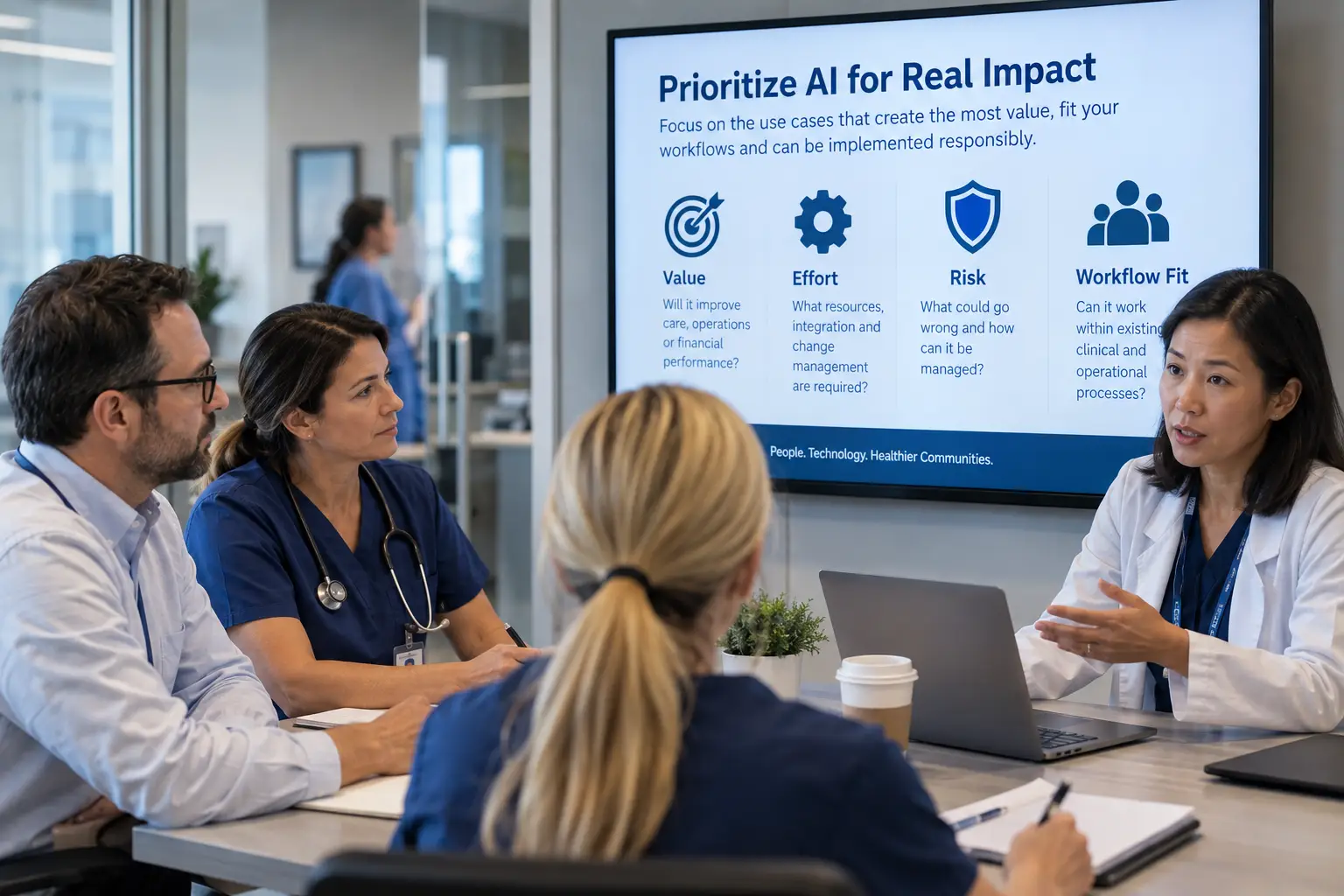 How to Prioritize Healthcare AI Use Cases by Value, Risk and Workflow Fit